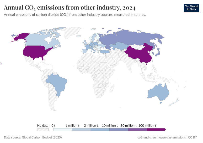 A thumbnail of the "Annual CO₂ emissions from other industry" chart