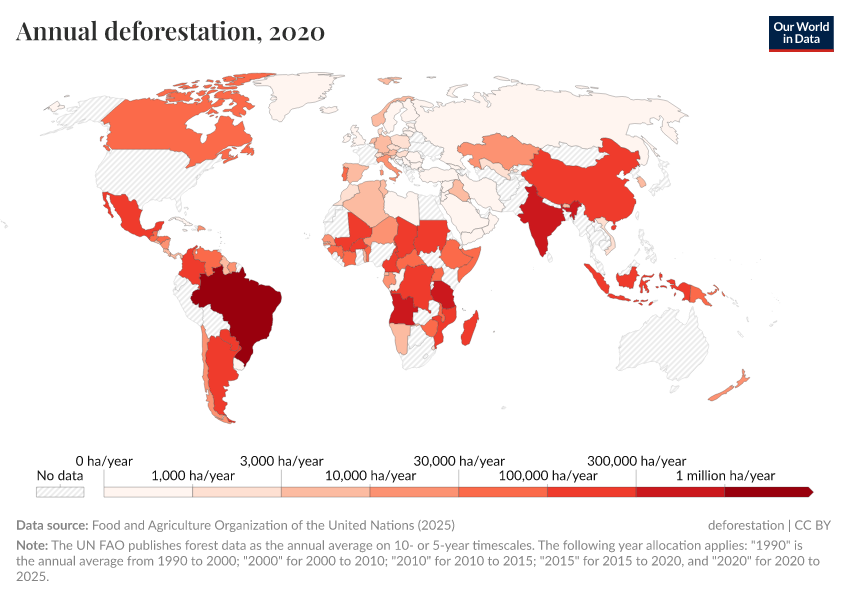 A thumbnail of the "Annual deforestation" chart