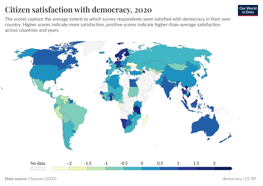 A thumbnail of the "Citizen satisfaction with democracy" chart