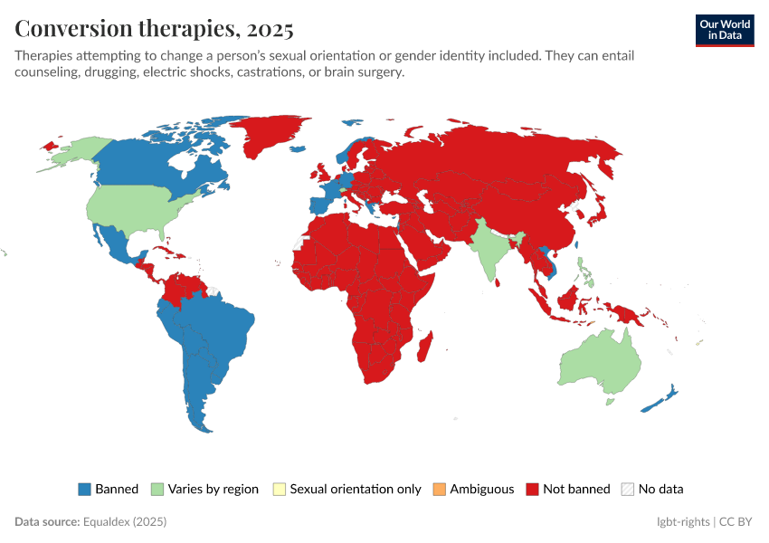 A thumbnail of the "Conversion therapies" chart