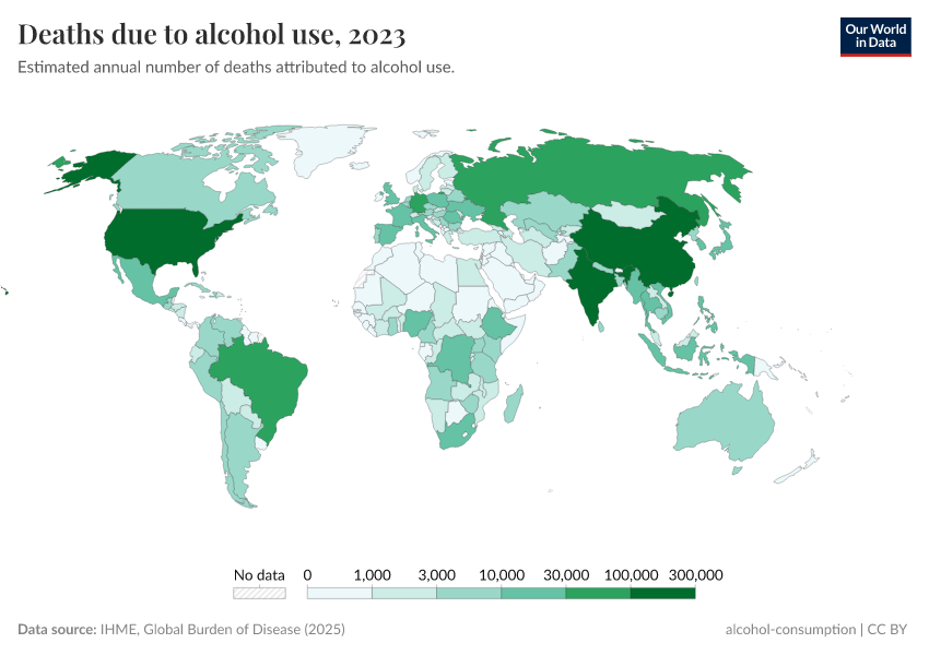 A thumbnail of the "Deaths due to alcohol use" chart
