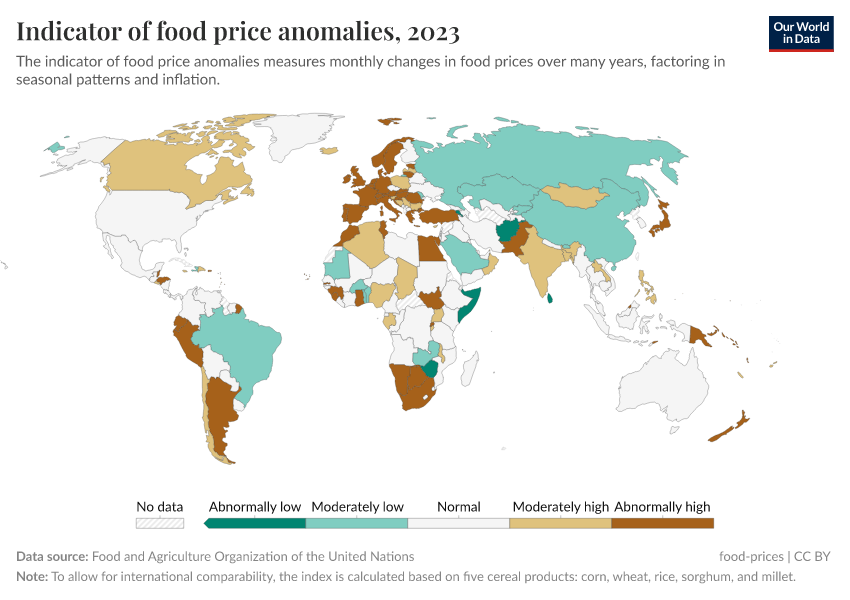 A thumbnail of the "Indicator of food price anomalies" chart