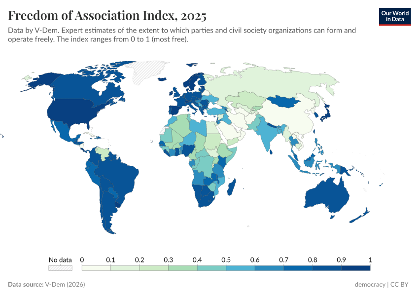 A thumbnail of the "Freedom of association index" chart