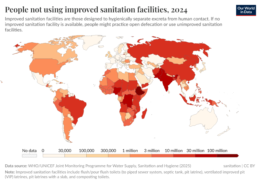 A thumbnail of the "People not using improved sanitation facilities" chart