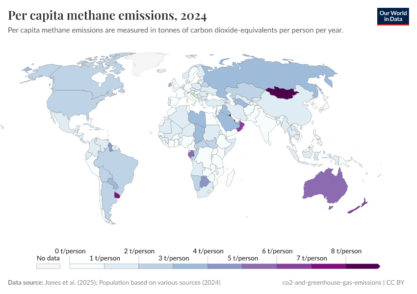 A thumbnail of the "Per capita methane emissions" chart