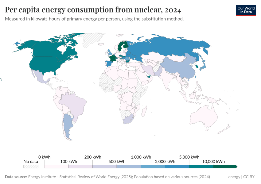 A thumbnail of the "Per capita energy consumption from nuclear" chart