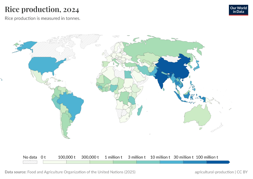 A thumbnail of the "Rice production" chart