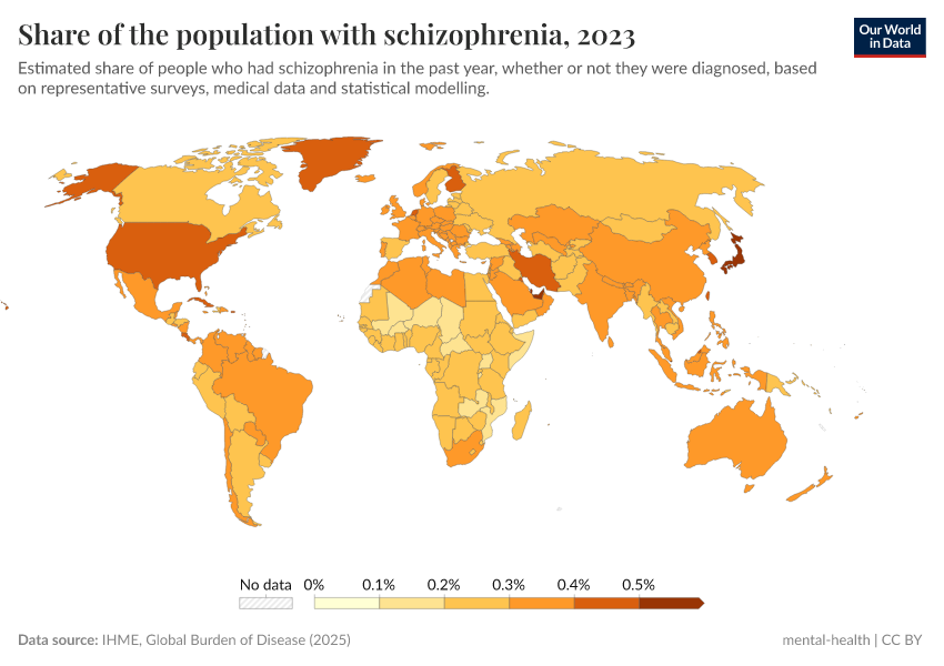 A thumbnail of the "Schizophrenia prevalence" chart