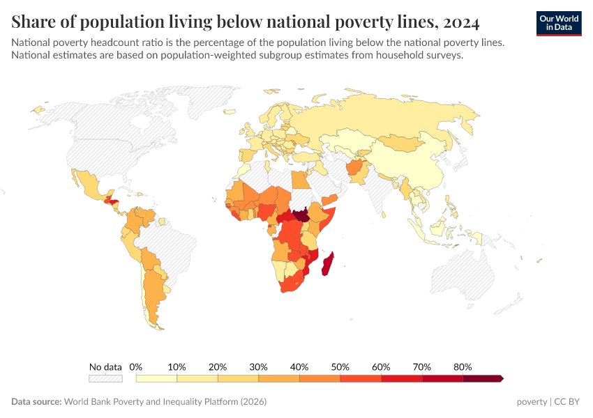 A thumbnail of the "Share of population living below national poverty lines" chart